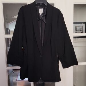 LC Lauren Conrad Classic Black Blazer